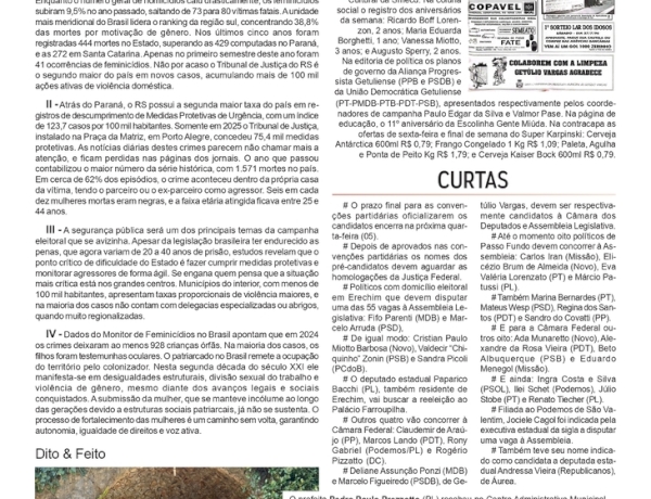 Atrás das Portas, por Neivo A T Fabris. Edição 31/7/2026