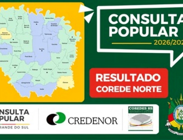 Consulta Popular contempla três projetos e destina mais de R$ 1,88 milhão ao Corede Norte