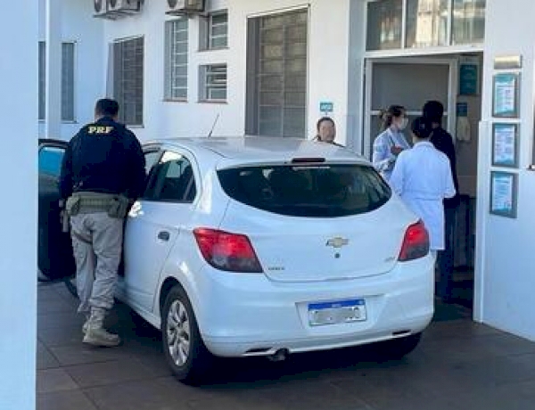 Bebê nasce durante viagem e família recebe escolta da PRF em Erechim