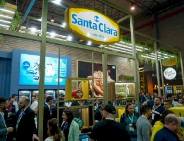 Santa Clara apresenta lançamentos na ExpoAgas e aposta em produtos de saudabilidade e proteínas