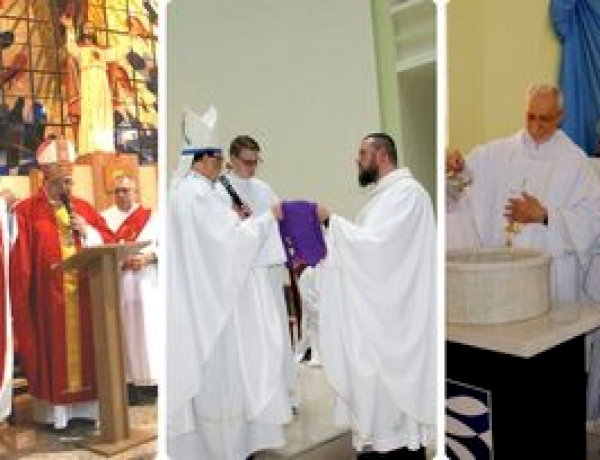 Bispo diocesano de Erexim oficializa novos párocos em três paróquias