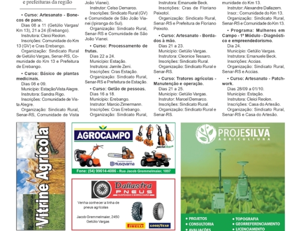 Sindicato Rural de Getúlio Vargas com agenda definida para setembro