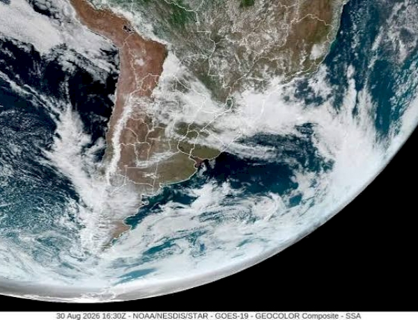 Novo ciclone extratropical se forma entre o Rio Grande do Sul e Santa Catarina