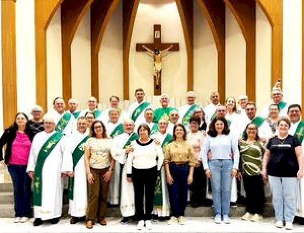 Diáconos da Diocese de Erexim participam de retiro anual com reflexão sobre Maria e as relações humanas