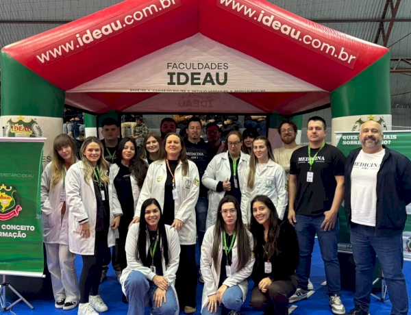 Acadêmicos de Medicina da UNIDEAU participam de ação de saúde para 350 alunos em Erebango