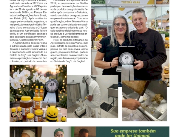 Agroindústria Teixeira Viana, de Sertão, é destaque na 49ª Expointer
