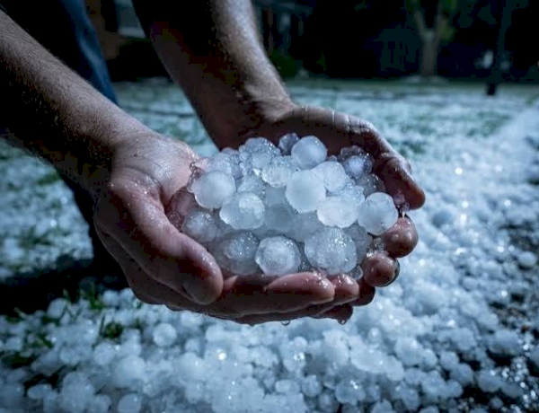 Temporais com granizo causam danos e transtornos a quase 10 mil gaúchos no fim de semana