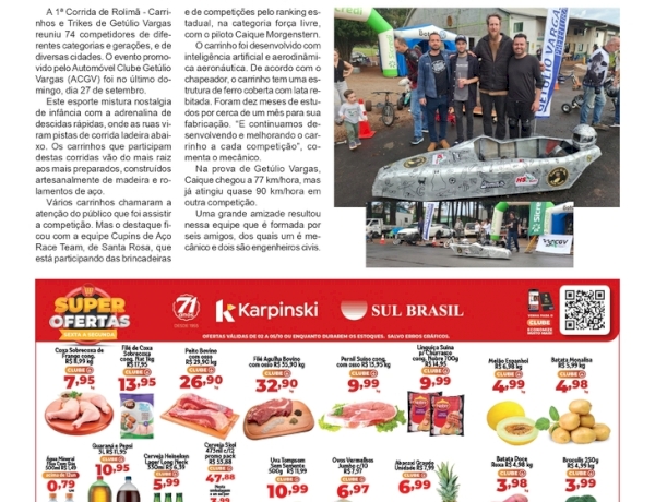 1ª Corrida de Rolimã reúne mais de 70 competidores