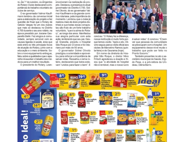 Rotary Clube - Dirigentes destacam a importância do serviço voluntário