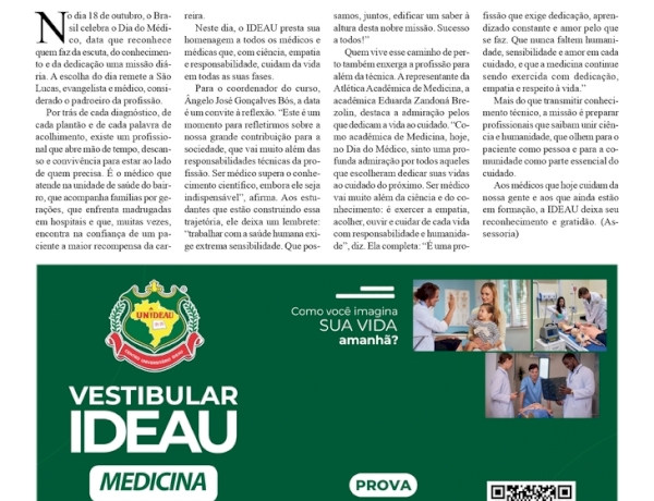 Especial Dia do Médico - Homenagem da IDEAU