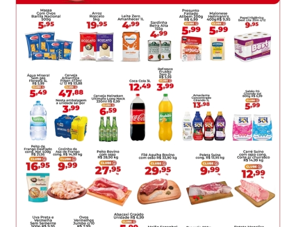 Confira as super ofertas dos Supermercados Karpinski e Sul Brasil
