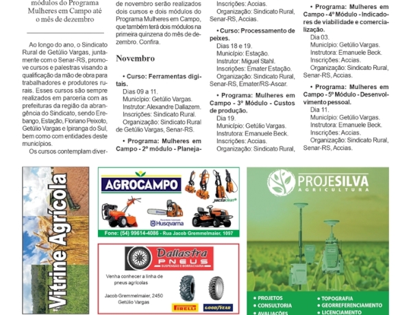 Sindicato Rural de Getúlio Vargas prepara encerramento do ano