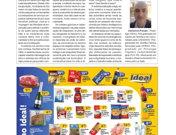 A Voz do Leitor - Marcar um cidadão ou comércio como inimigo: o eco sombrio do nazismo que ronda a nossa porta