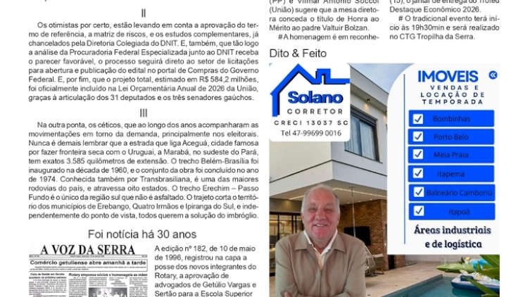 Fato ou fake? Por Neivo A T Fabris. Edição 15/5/2026.