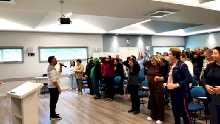 Pastoral da Saúde da Diocese de Erexim promove jornada com foco no cuidado físico e espiritual de agentes