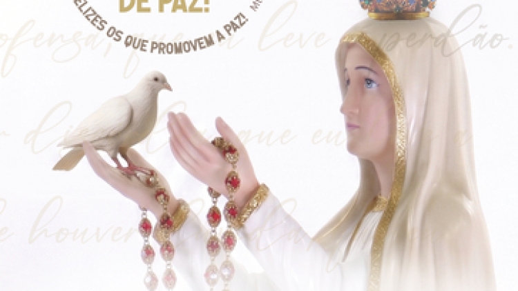 Identidade visual da 75ª Romaria de Fátima em Erechim une devoção mariana e espiritualidade franciscana