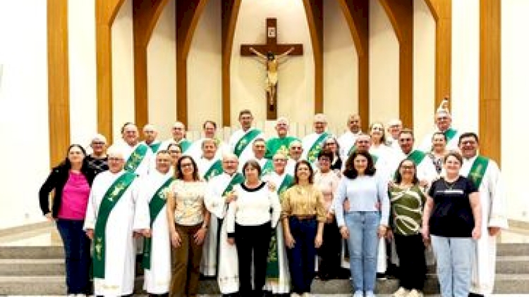 Diáconos da Diocese de Erexim participam de retiro anual com reflexão sobre Maria e as relações humanas