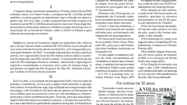 A região no topo, por Neivo A T Fabris. Edição 04/9/2026