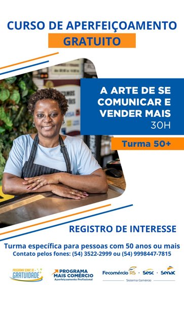 Experiência valorizada: Desbravando oportunidades de emprego no Comércio após os 50 Anos