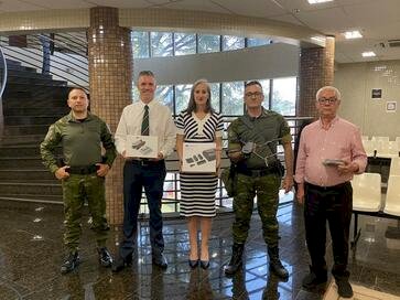 MP entrega drone de última geração para o Batalhão Ambiental da região