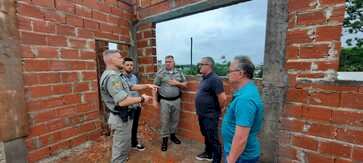 Obras do Comando Regional do Policiamento Ostensivo da Brigada Militar estão dentro do cronograma