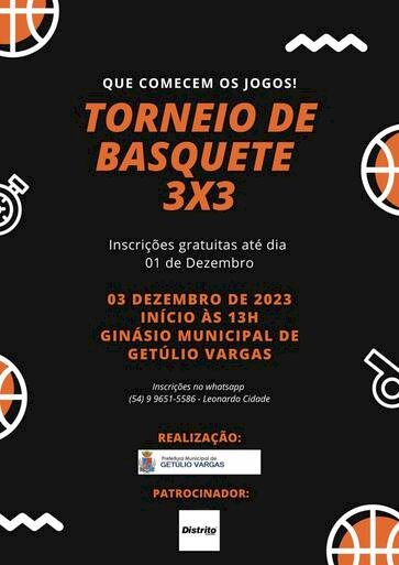 4º Torneio de Basquete 3x3 em Getúlio Vargas