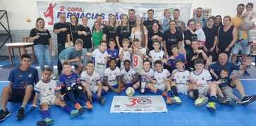 Equipe Sub 11 da Escolinha Mini-Craque de Estação (Professor Plínio), jogou a final da Copa Farmácia São João de Futsal. Região Planalto.
