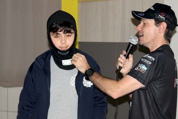 Estudantes de Severiano de Almeida conhecem mais sobre rally e trânsito