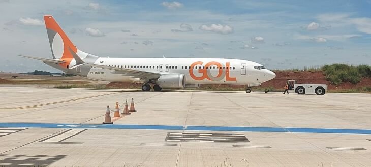 Gol opera com Boeing 737 MAX em Passo Fundo