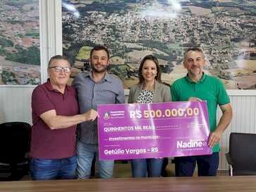 Entrega mais de 1 milhão de reais para Getúlio Vargas e região