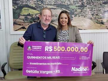 Entrega mais de 1 milhão de reais para Getúlio Vargas e região