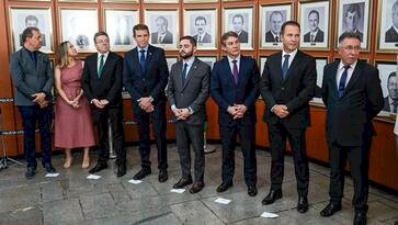Galeria recebe quadros dos últimos cinco ex-presidentes da ALRS