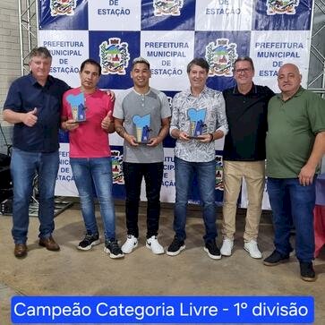 ENTREGA PREMIAÇÃO DO 3° CAMPEONATO MUNICIPAL DE FUTEVÔLEI DE ESTAÇÃO 2023 - TAÇA SICREDI