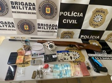 Operação Conjunta apreende drogas e dinheiro