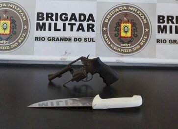 3°RPMon prende homem com revólver durante briga familiar em Passo Fundo