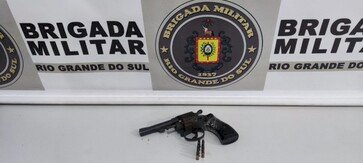 BM prende homem por porte ilegal de arma de fogo em Erval Grande