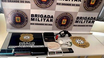 Homem é preso por tráfico de drogas e posse irregular de arma de fogo em Erechim