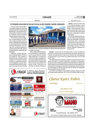 Bororós - Unidade Escoteira Local inicia a atividade neste sábado