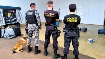 Polícia Federal realiza ação integrada no Aeroporto Lauro Kortz em Passo Fundo