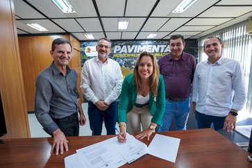 Assinado convênio para trecho da pavimentação entre Getúlio Vargas e Estação