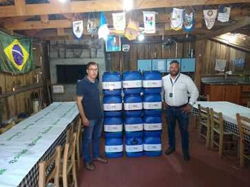 Prefeitura e Rotary Club de Getúlio Vargas implantam Programa Óleo Solidário, juntos, transformamos gotas de óleo em solidariedade