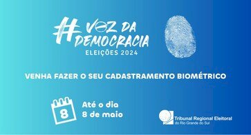 Regularize seu Título Eleitoral até 8 de maio