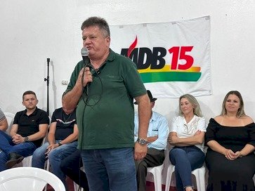 Vannei Mafissoni (Delfim) é indicado pelo MDB como pré-candidato à reeleição em Marcelino Ramos