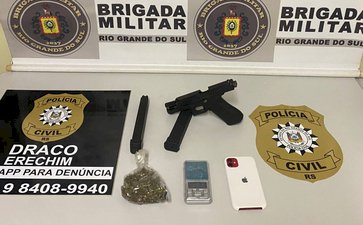 Polícia prende acusado de dois homicídios em Erechim