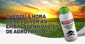 Campanha de recolhimento de embalagens de agrotóxico será realizada em Ipiranga do Sul