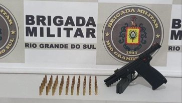 Prisão por ameaça e porte ilegal de arma em Erechim