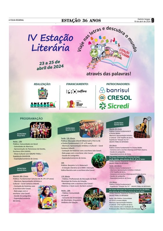 Estação 36 anos - Baile abre a programação de aniversário do município