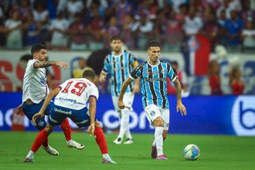 Grêmio é superado pelo Bahia em Salvador