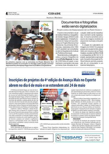 Instituto Histórico  e Geográfico de Getúlio Vargas- Documentos e fotografias estão sendo digitalizados