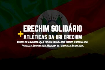 Estudantes da URI participam da campanha Erechim Solidário pelo Rio Grande